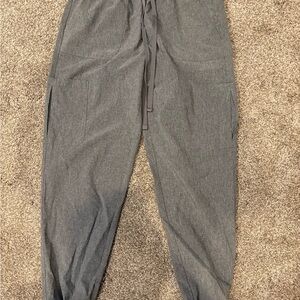 Hanes Men's Charcoal Cargo Scrubs